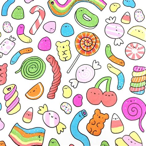 Candy Art Print .